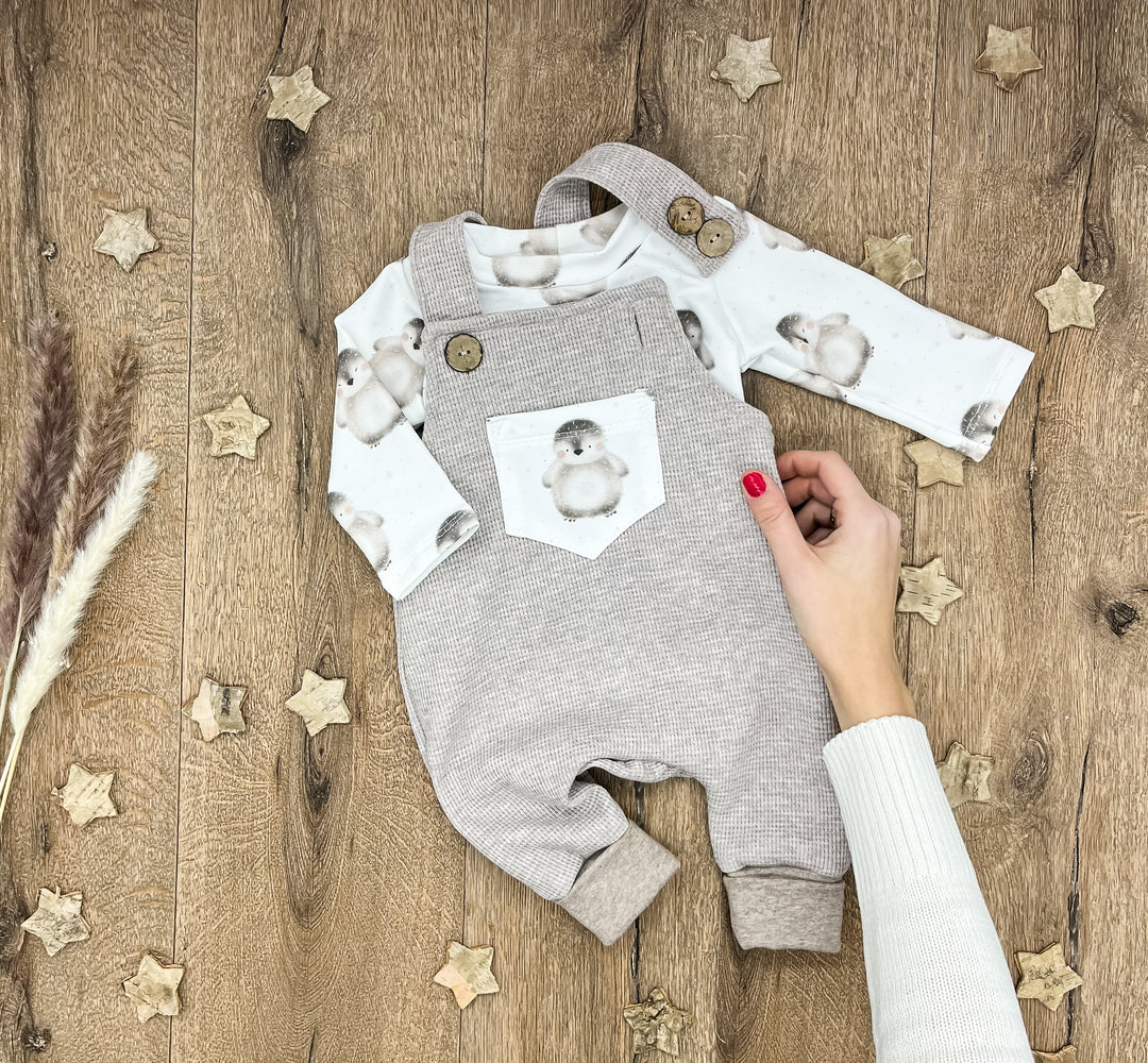 Get the Look - Longsleeve & Waffellatzhose - Pinguin